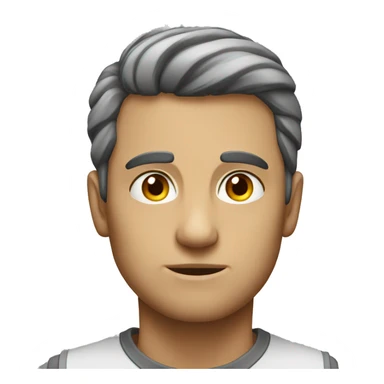 determined gaze indoors male sticker