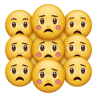 Emotional face emoji’s  sticker