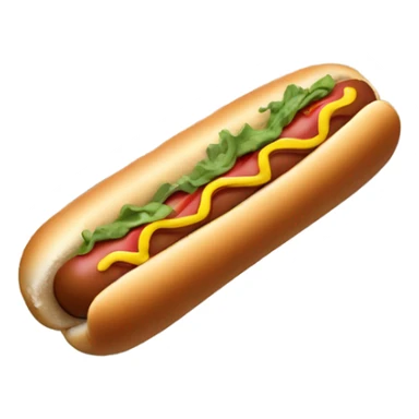 Hot dog in a hallway sticker