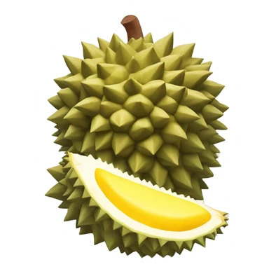 Durian fruit sticker