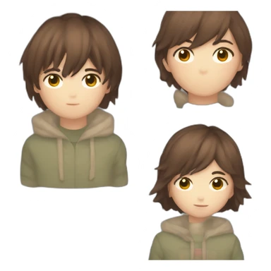 chara frisk kris sticker
