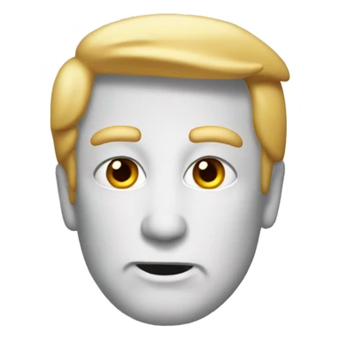 Trump with ear plaster  sticker