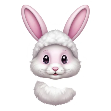 Ben in easter bunny costume sticker