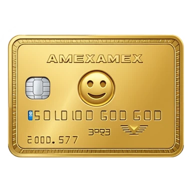 amex gold card sticker