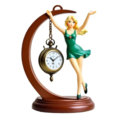 "Девушка в полный рост, фигура песочные часы, длинные светлые волосы с голубыми кончиками, светлая кожа, эротический макияж, стрелки, пурпурные губы, розовый чокер, лицо ахегао, эротическая поза, реалистичный стиль." sticker