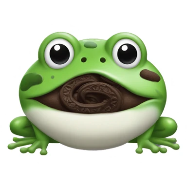 frog oreo yum sticker
