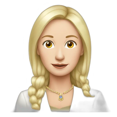 Putin dressed as a woman sticker