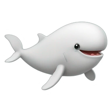 christmas whale sticker