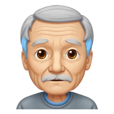 professor old man sticker