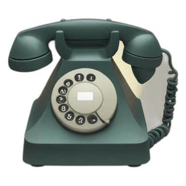 emoji telefono antiguo, vibrando sticker