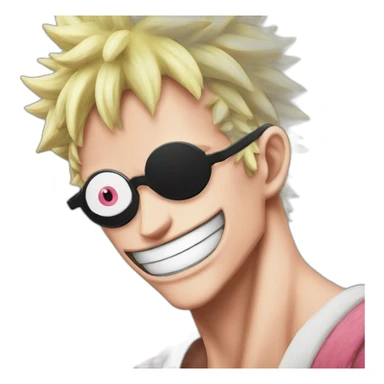 Doflamingo one piece sticker