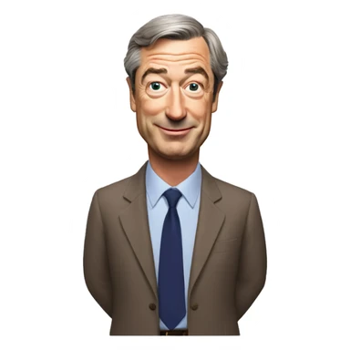 Nigel Farage among us crew mate  sticker