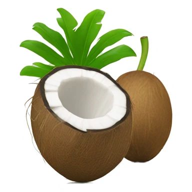 Mauritius with coconut  sticker