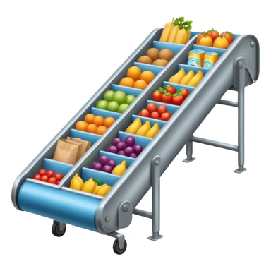 CONVEYER BELT TILL SHOPPING sticker