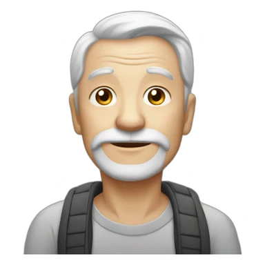 Gay old man sticker