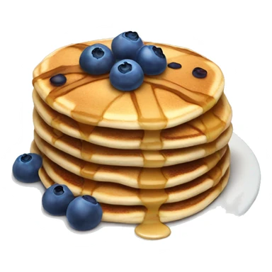 Blueberry pancakes  sticker