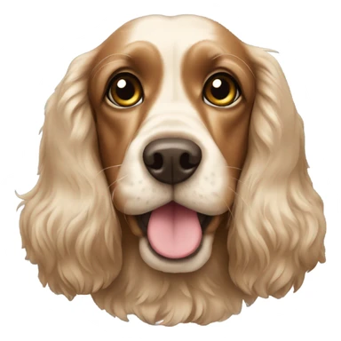 A cocker spaniel sticker