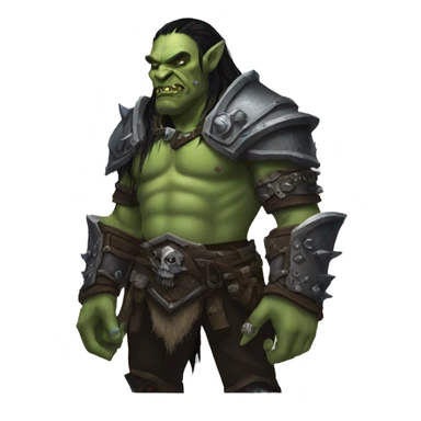 Orc the Death Knight World of warcraft sticker