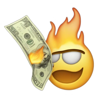 money burn sticker