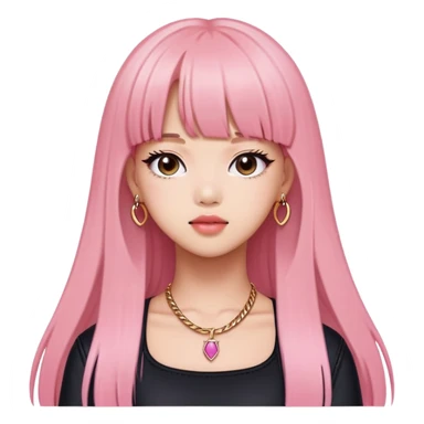 lisa with blackpink sticker