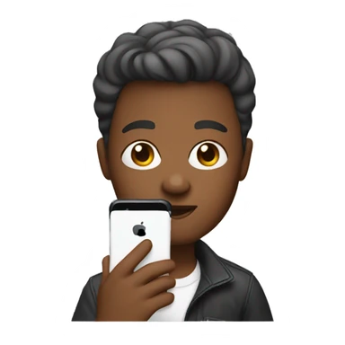 A Memoji holding a iPhone sticker