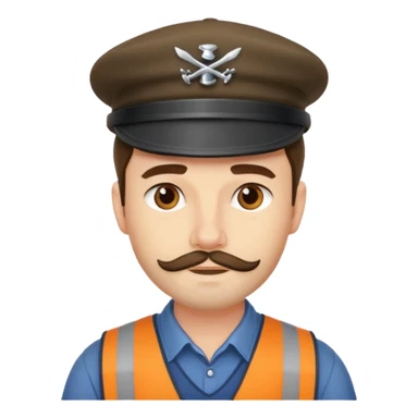 SCOTTISH MAN WITH STUBBLE PRODUCER AT WORK sticker