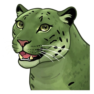 Leopard sticker