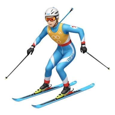 Xc ski olympic 50k sticker