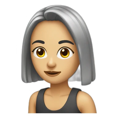 Cara silbando sticker