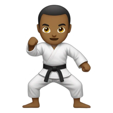 Martial arts sticker