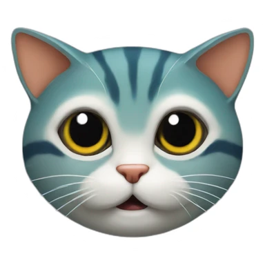 Poisson chat sticker