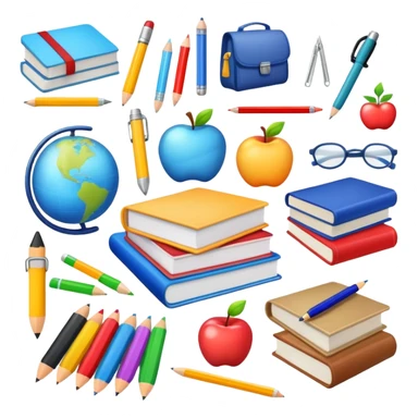 school supplies sticker