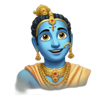 Shri Krishna sticker