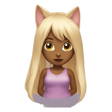 catgirl love eyes sticker