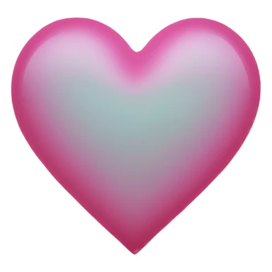 Glow in the dark heart glowing sticker