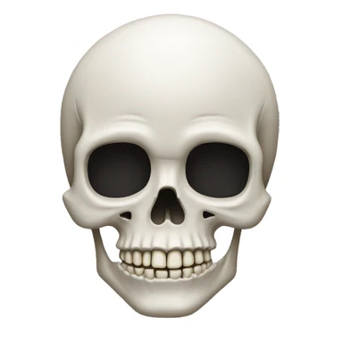 Skull sticker