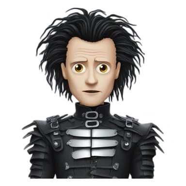 Edward scissorhands sticker