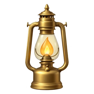 oil lamp light sticker