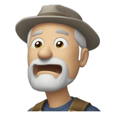 Old man yells at jira Old Man Yells At Clouds sticker