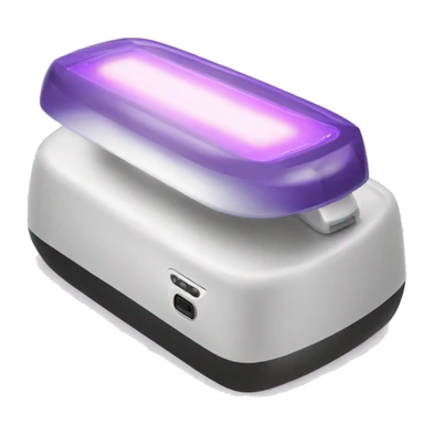 Realistic uv nail lamp sticker