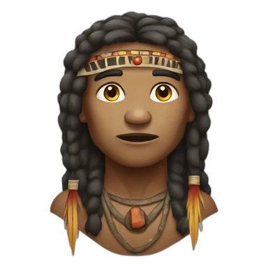 Aborigine shaman call rain sticker