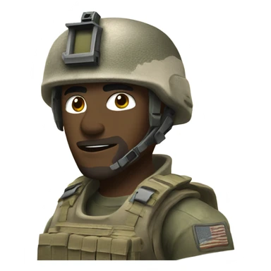 Call of duty soldier  sticker