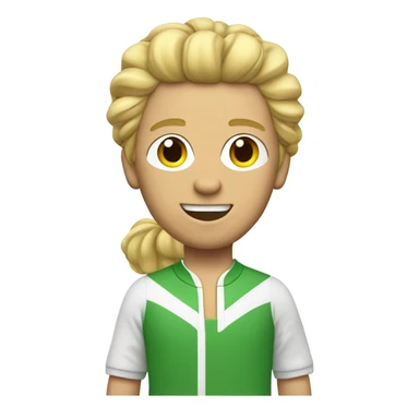 joueur de tennis blond sticker