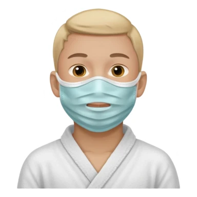 spa facemask boy sticker