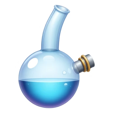 Bubble pipe made of quartz sticker