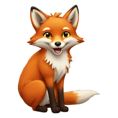 cunning fox love sticker