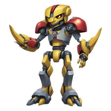 Cool Edgy Medabot-Digimon-Fakémon sticker