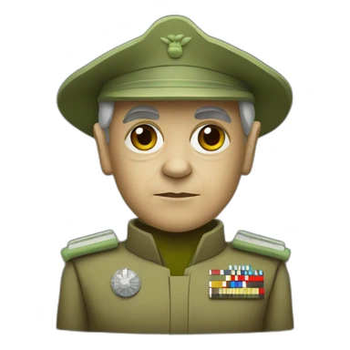 Yoda military general  sticker