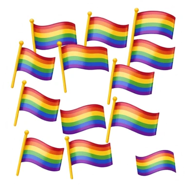 all the gay flags sticker
