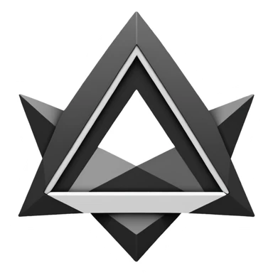 X black and white sticker